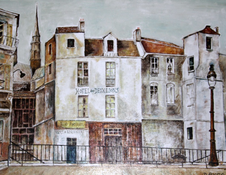 French Hotel Painting