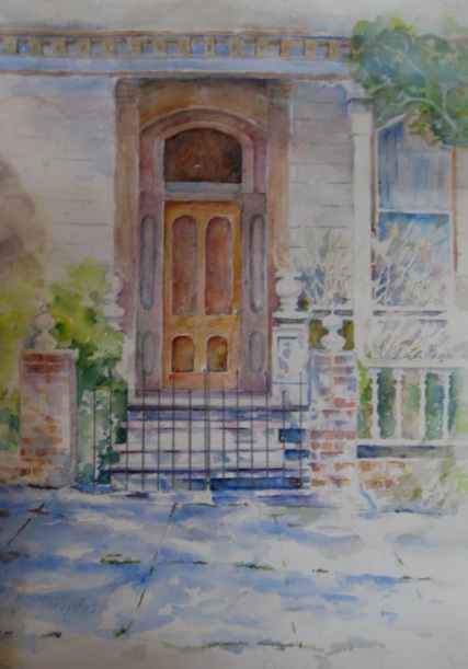 Door and Gate Watercolor Painting