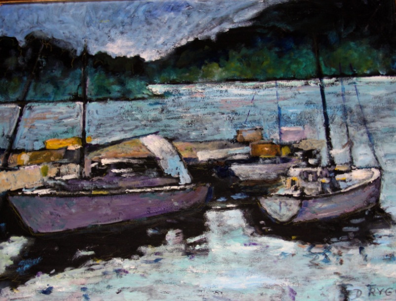 Boats Painting